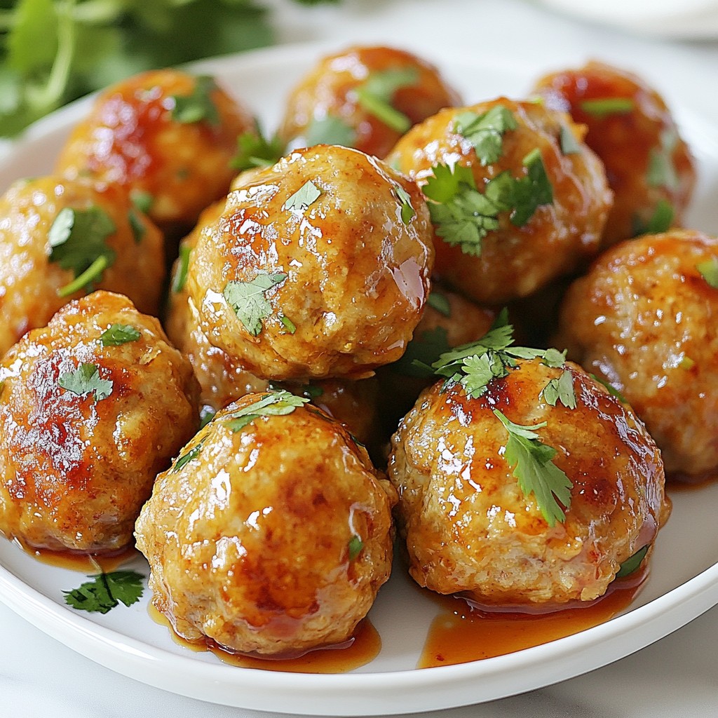 Sweet Chili Turkey Meatballs Flavorful and Easy Recipe