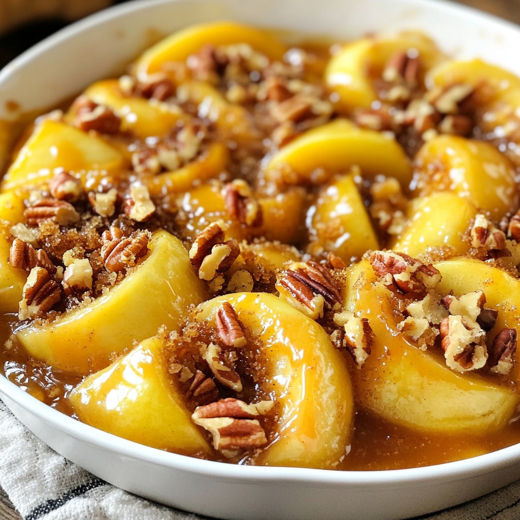 Caramel Apple Cinnamon Roll Skillet Irresistible Treat