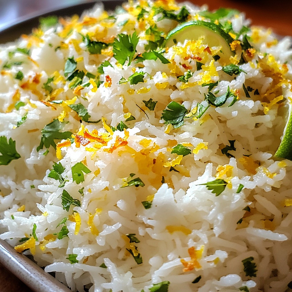 Coconut Lime Rice Delightful and Easy Recipe