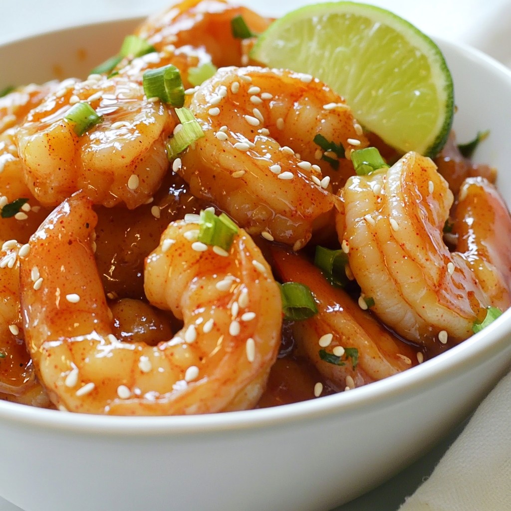 Spicy Honey Sriracha Shrimp Flavorful Skillet Delight