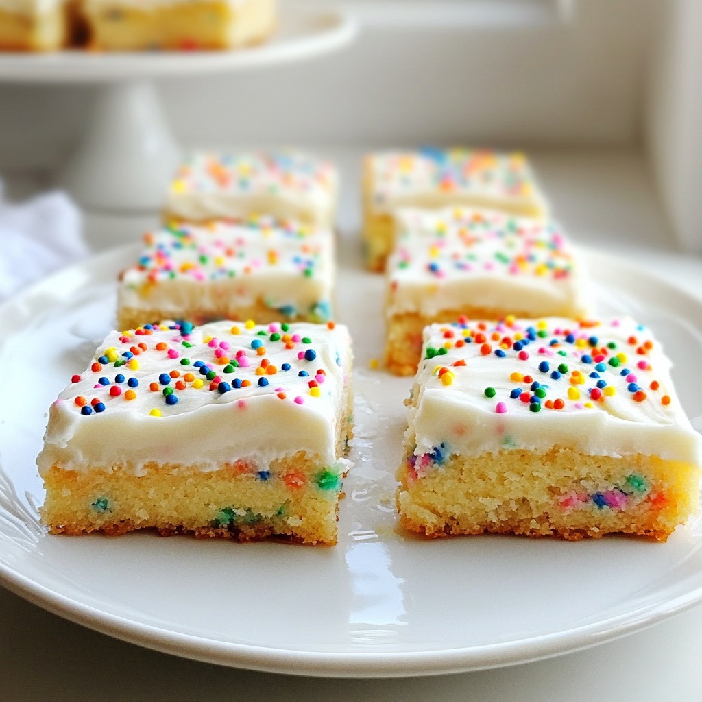 Funfetti Sugar Cookie Bars Delightful and Easy Treat