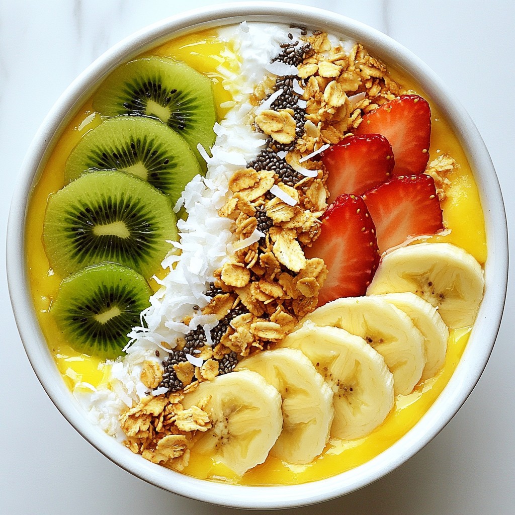 Pineapple Coconut Smoothie Bowl Refreshing and Healthy