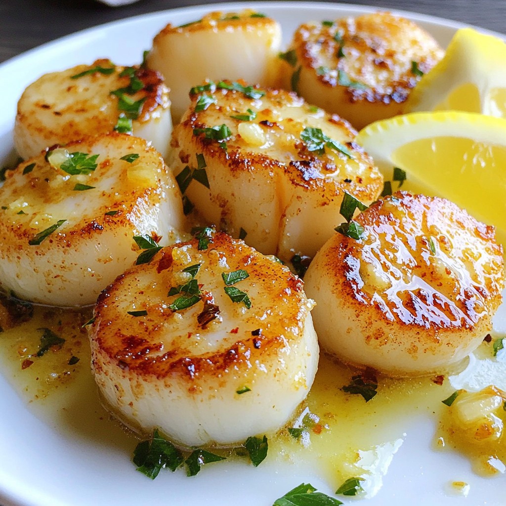 Garlic Butter Scallops Quick and Tasty Recipe