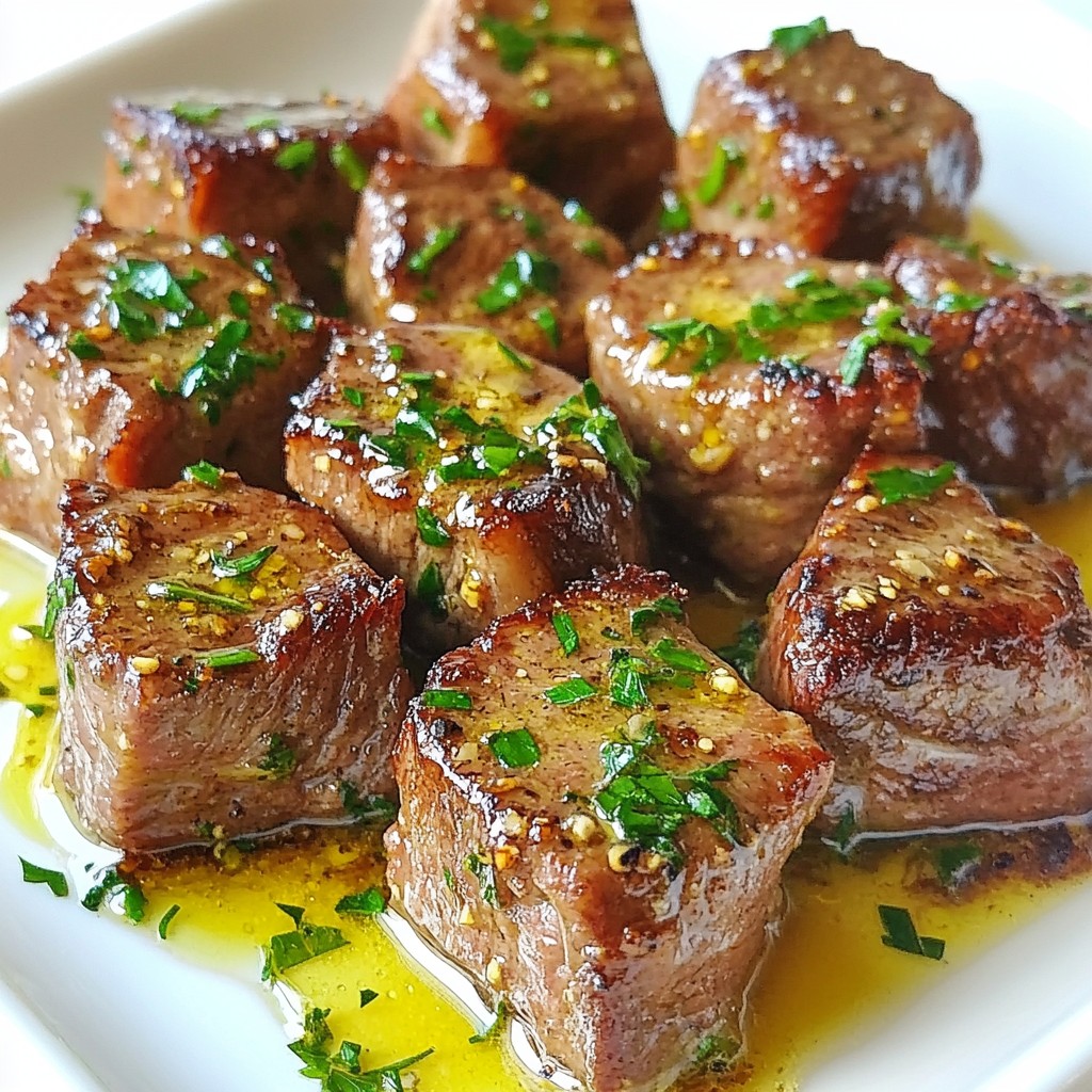 Garlic Butter Steak Bites Savory and Simple Delight