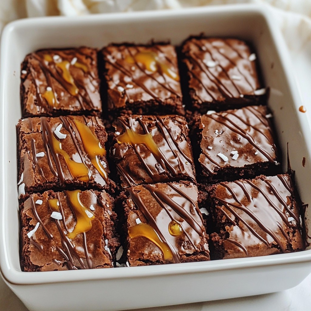 Chocolate Coconut Macaroon Brownies Delightful Treat
