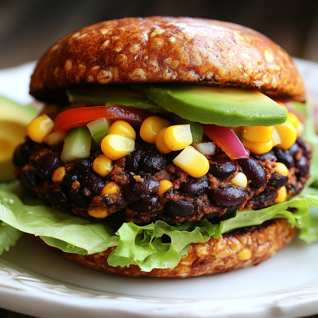 Smoky Chipotle Black Bean Burgers Tasty and Easy Meal