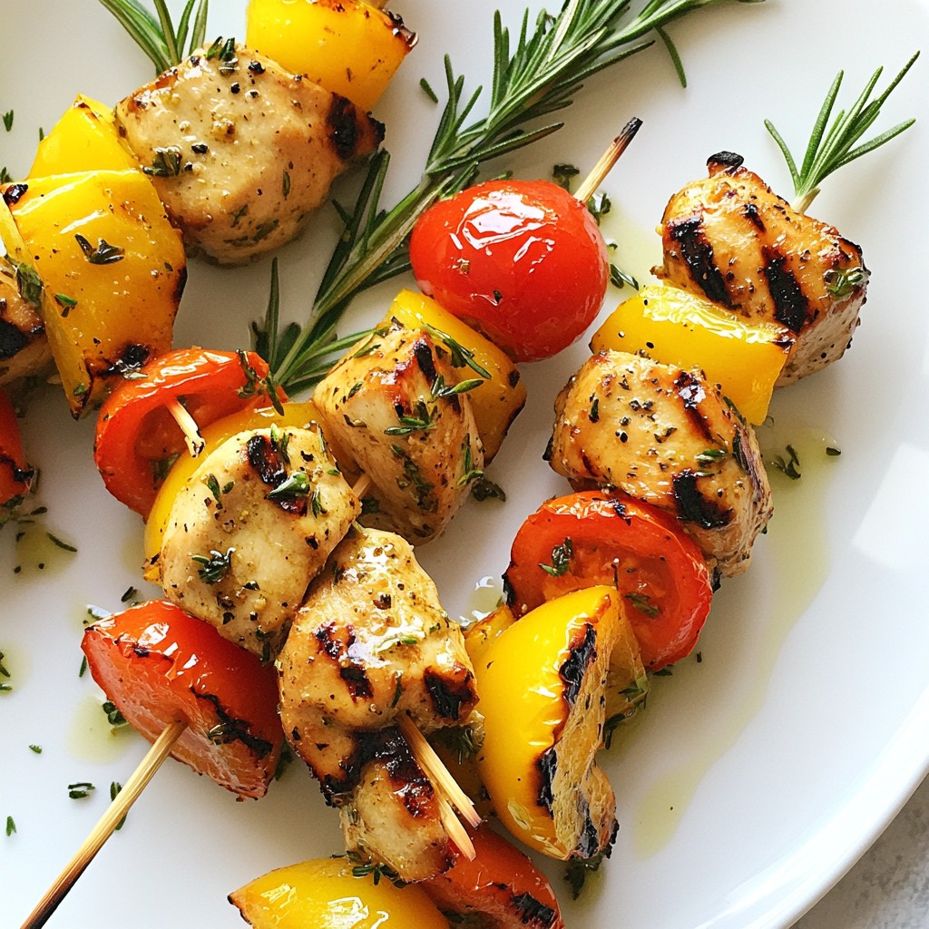 Lemon Herb Chicken Skewers Simple Grilling Delight