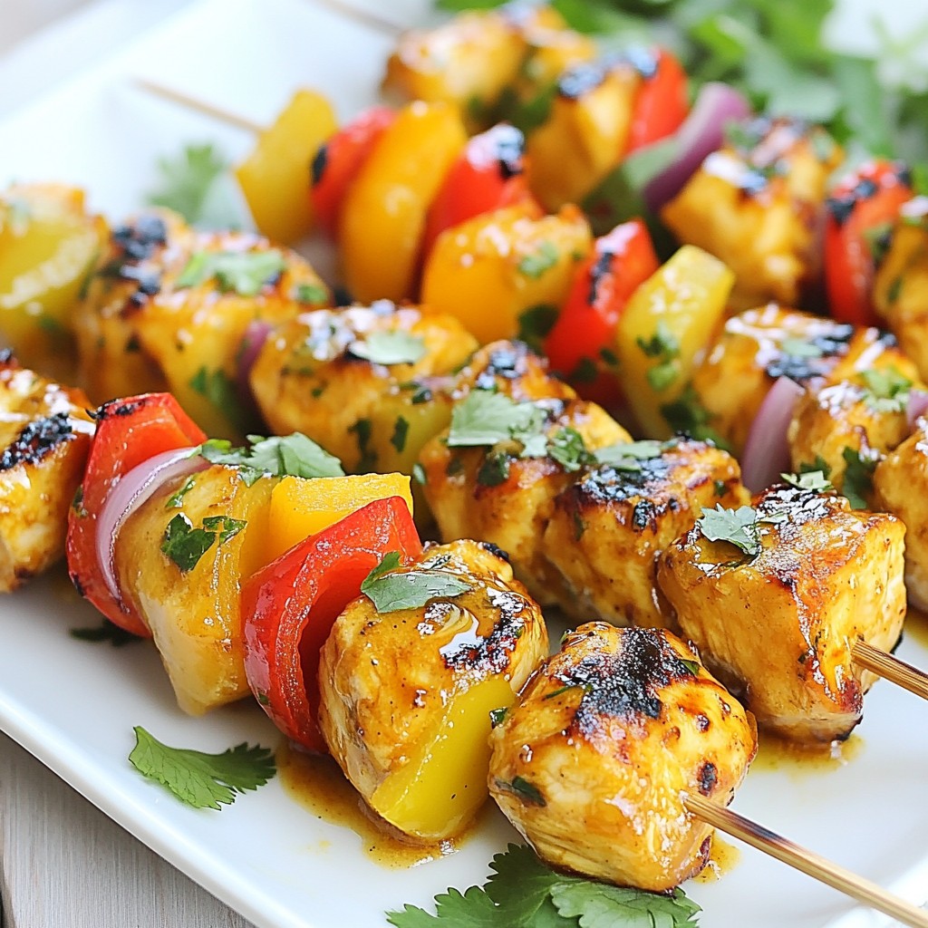 Honey Lime Chicken Skewers Flavorful Grilled Delight