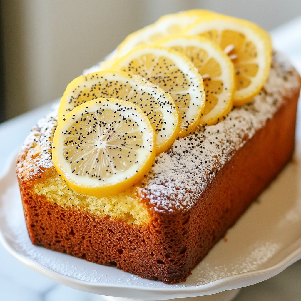 Lemon Poppy Seed Loaf Easy and Flavorful Recipe