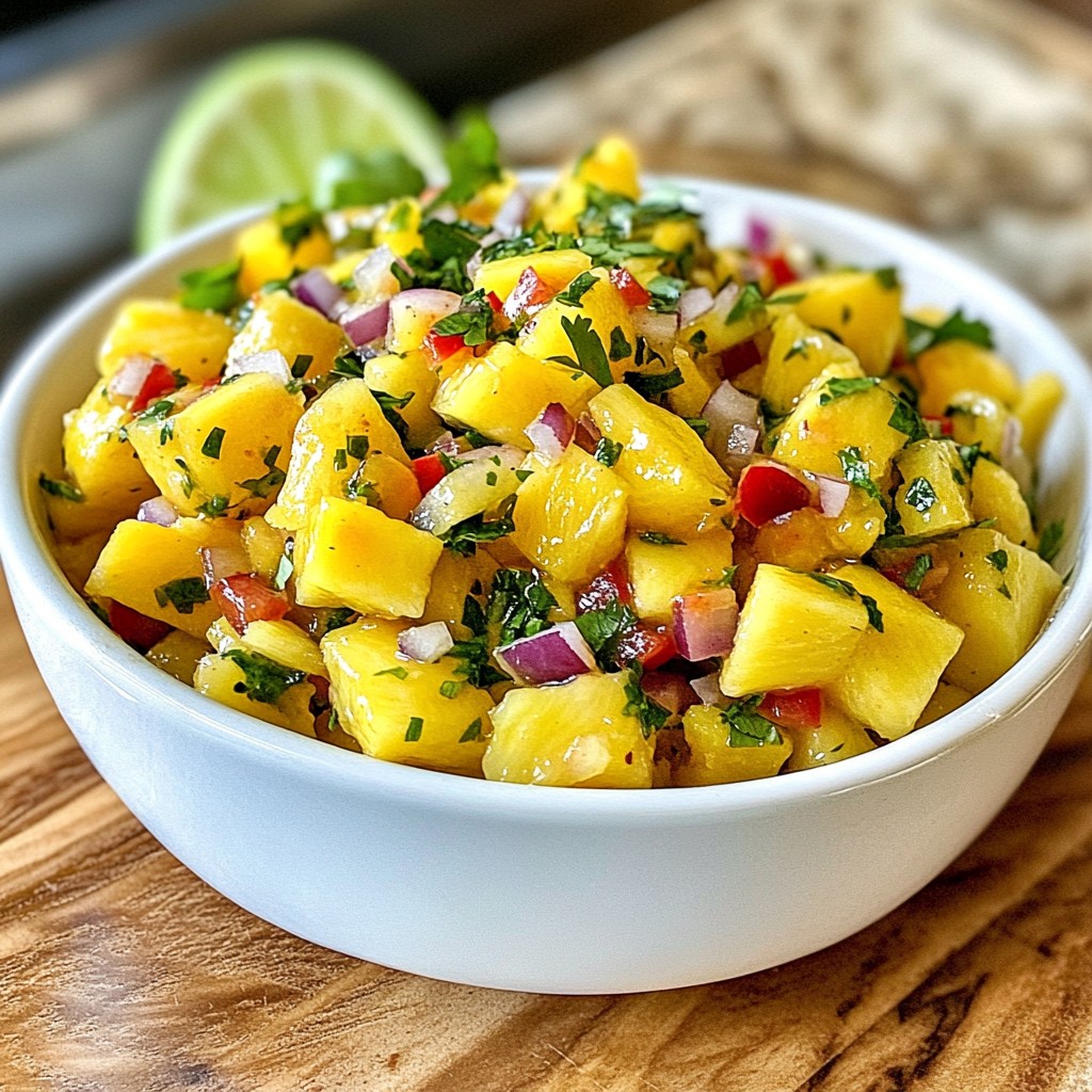 Mango Pineapple Salsa Fresca Fresh and Tasty Delight