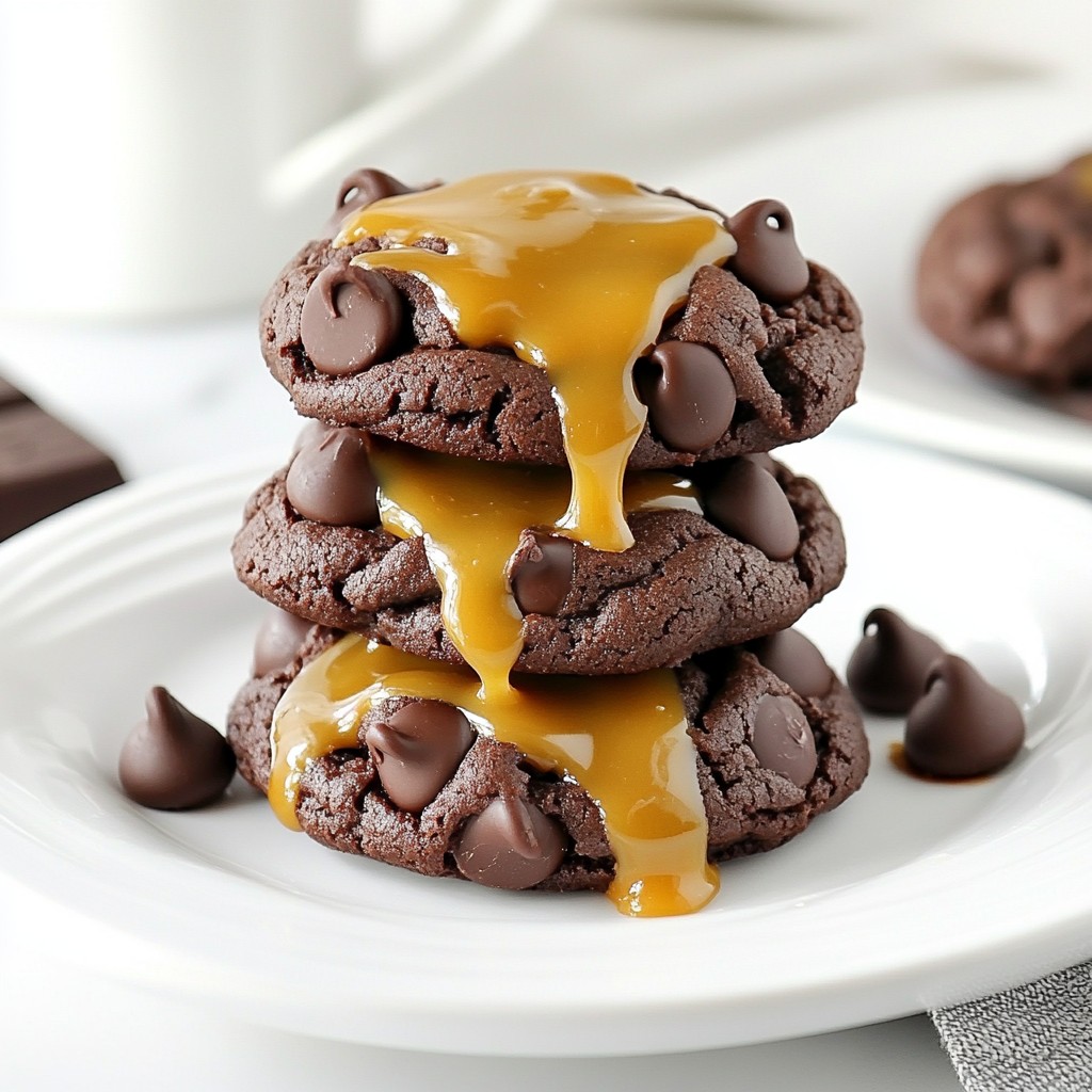 Chocolate Caramel Lava Cookies Irresistible Delight