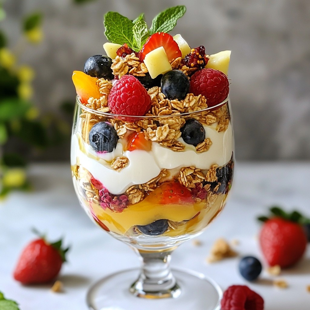 Berry Yogurt Breakfast Parfait Easy and Healthy Start