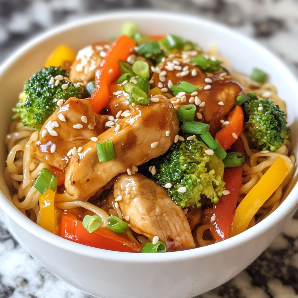Teriyaki Chicken Noodle Bowls Flavorful and Exciting Recipe