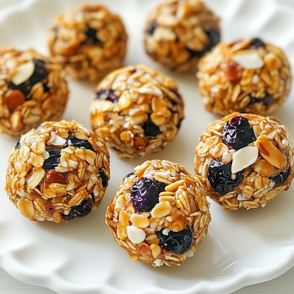 Blueberry Almond Energy Bites Nourishing Snack Idea