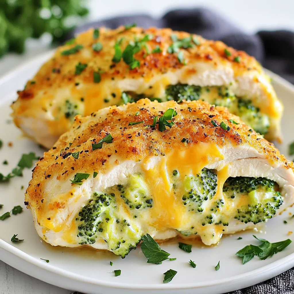 Broccoli Cheddar Stuffed Chicken Flavorful Dinner Idea