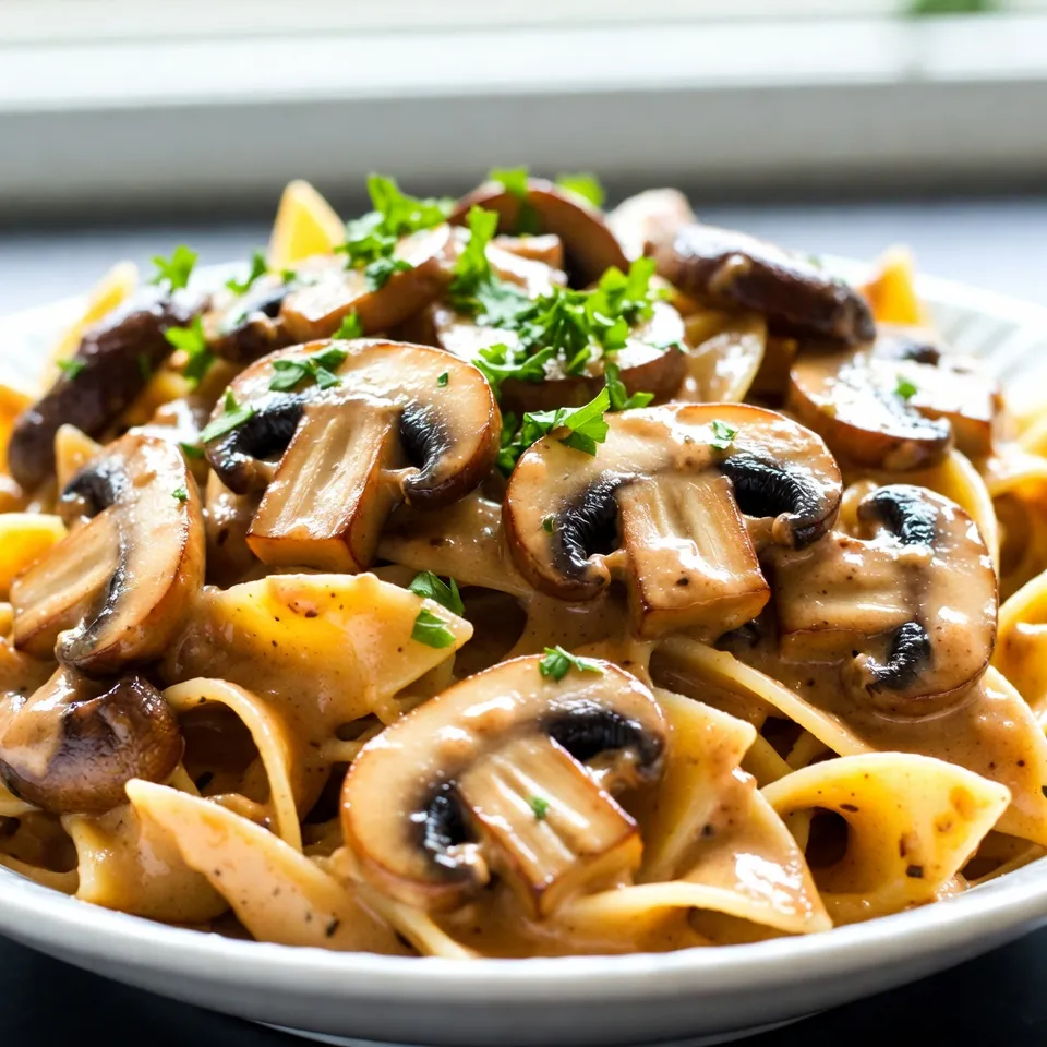 Creamy Mushroom Stroganoff Easy and Delicious Recipe